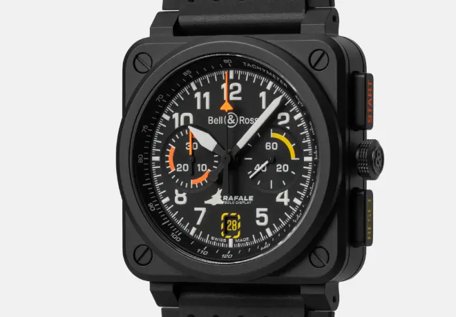 Montre Bell &amp;amp;amp; Ross BR-03 Chrono Rafale Solo Display 15