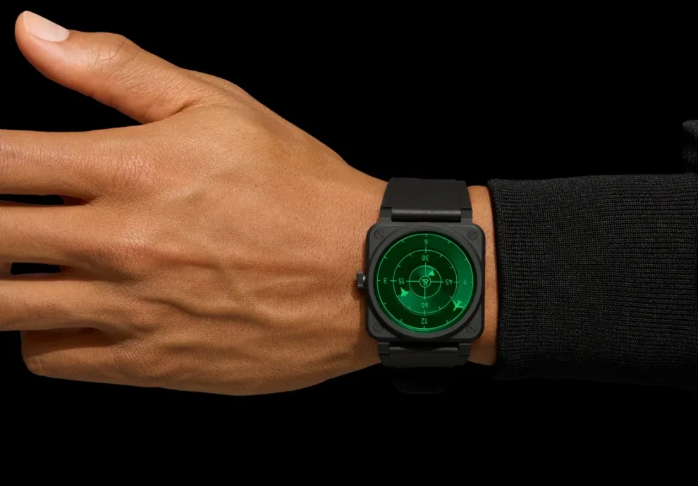 Montre BR-03 Green Radar Ceramic 9