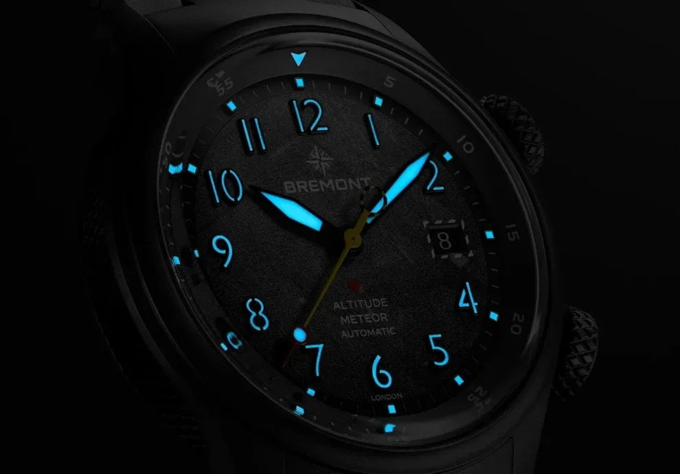 Montre aviateur bremont altitude mb meteor stealth grey 13