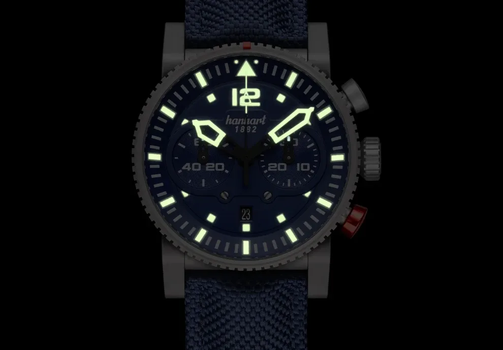 Montre aviateur hanhart primus pilot 4