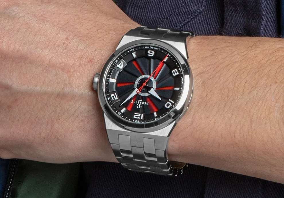 Montre Perrelet Turbine Evo stainless steel A4062 10