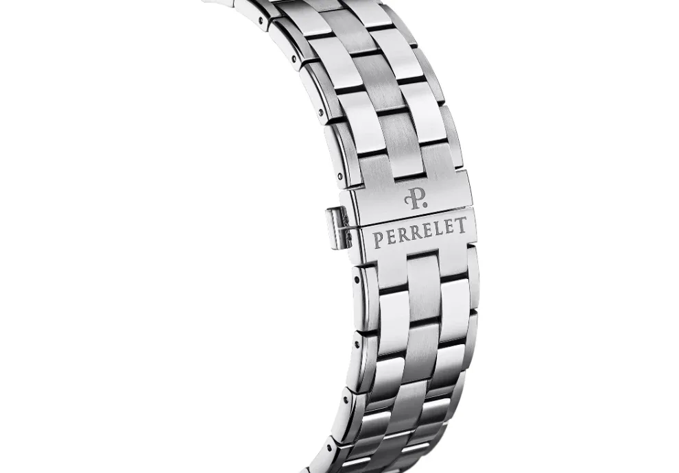 Montre aviateur perrelet turbine evo stainless steel a4062 12