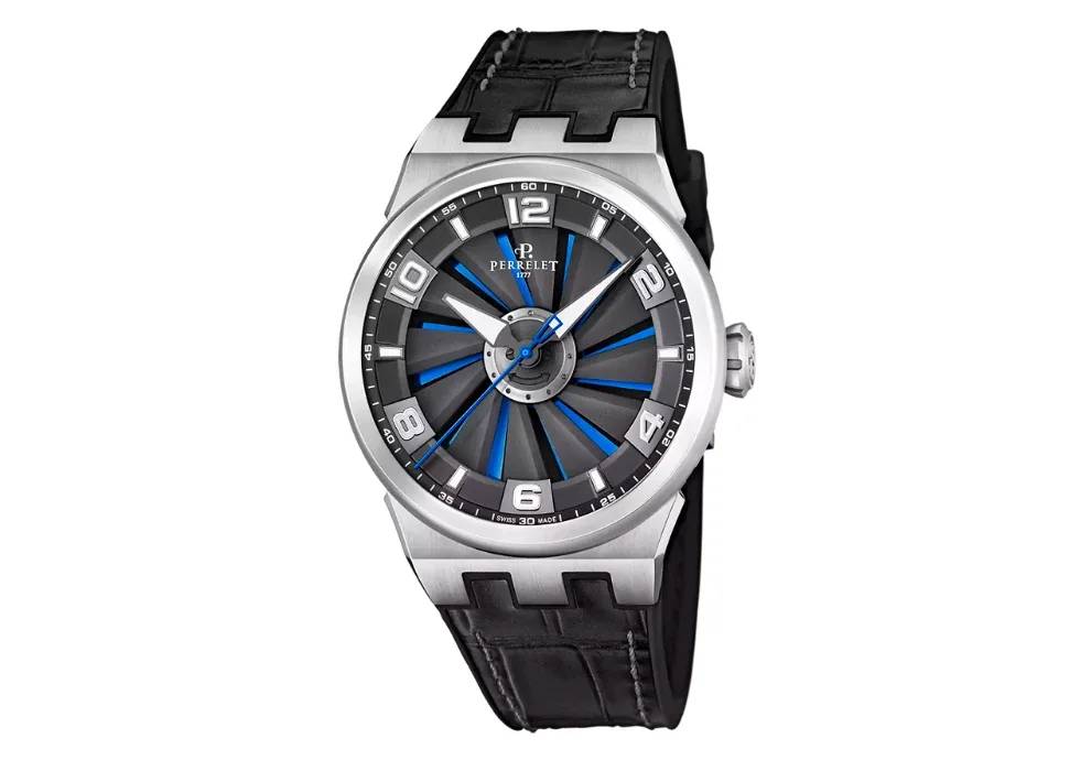 Montre aviateur perrelet turbine evo stainless steel a4062 14