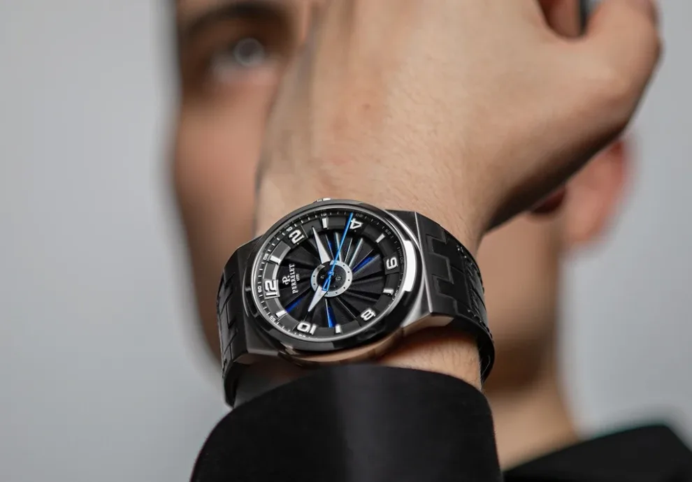 Montre Perrelet Turbine Evo stainless steel A4062 9
