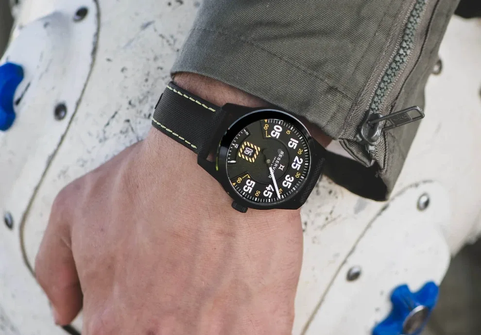 Montre aviateur reservoir airfight jet 11