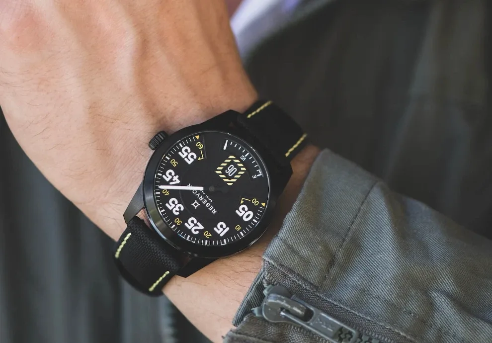 Montre aviateur reservoir airfight jet 12
