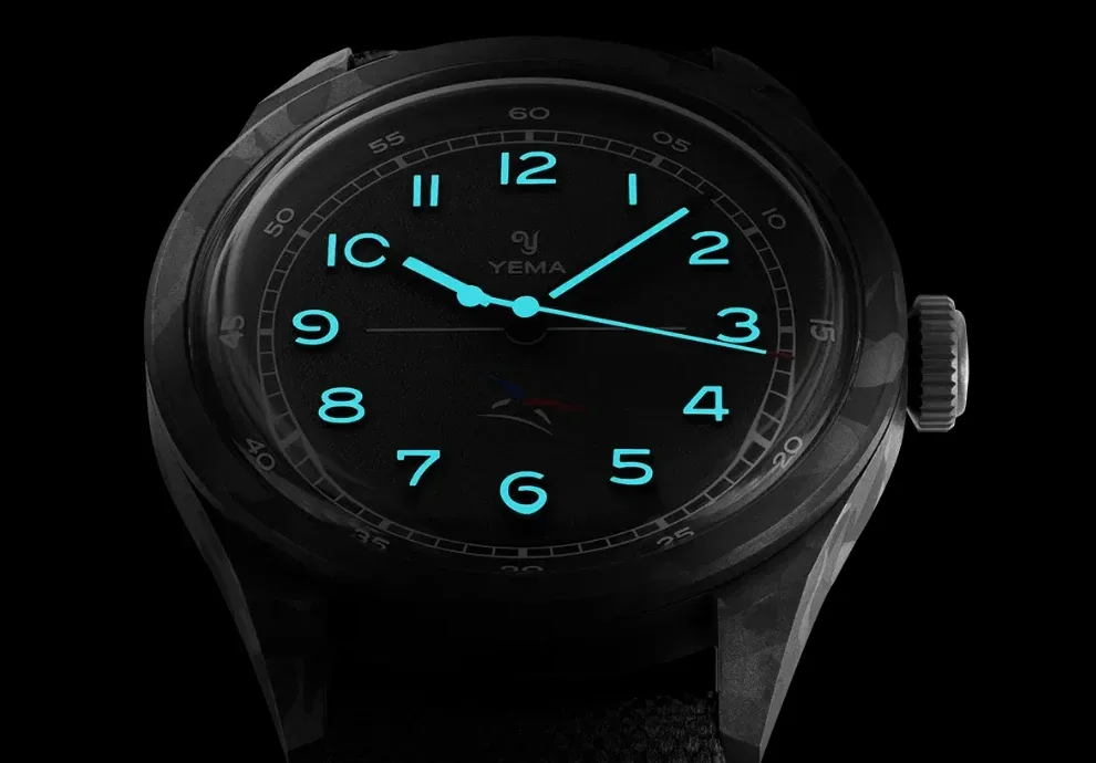 Montre aviateur yema flygraf pilot french air force 14
