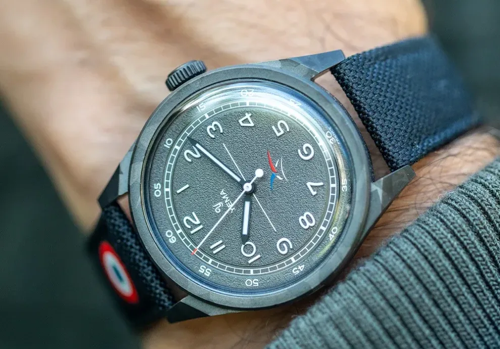 Montre YEMA Flygraf Pilot French Air Force 35