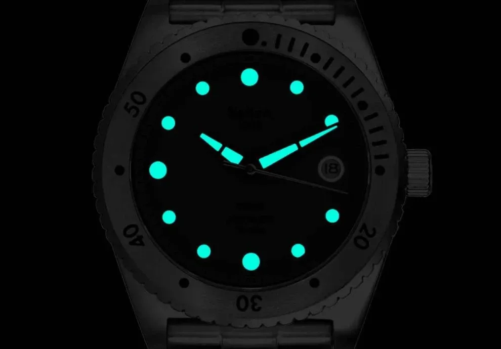 Montre kelton montre de plongee 1955 40 atm 24