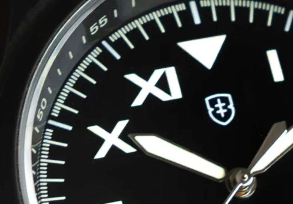 Montre militaire elliot brown arne cali noir 13