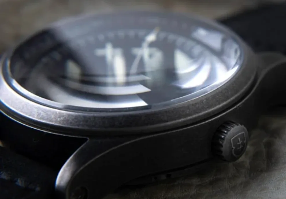Montre militaire elliot brown arne cali noir 14