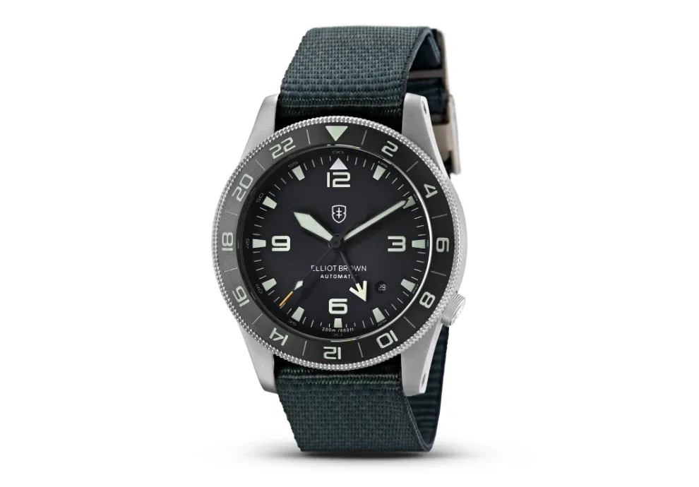Montre militaire elliot brown holton auto gmt 15
