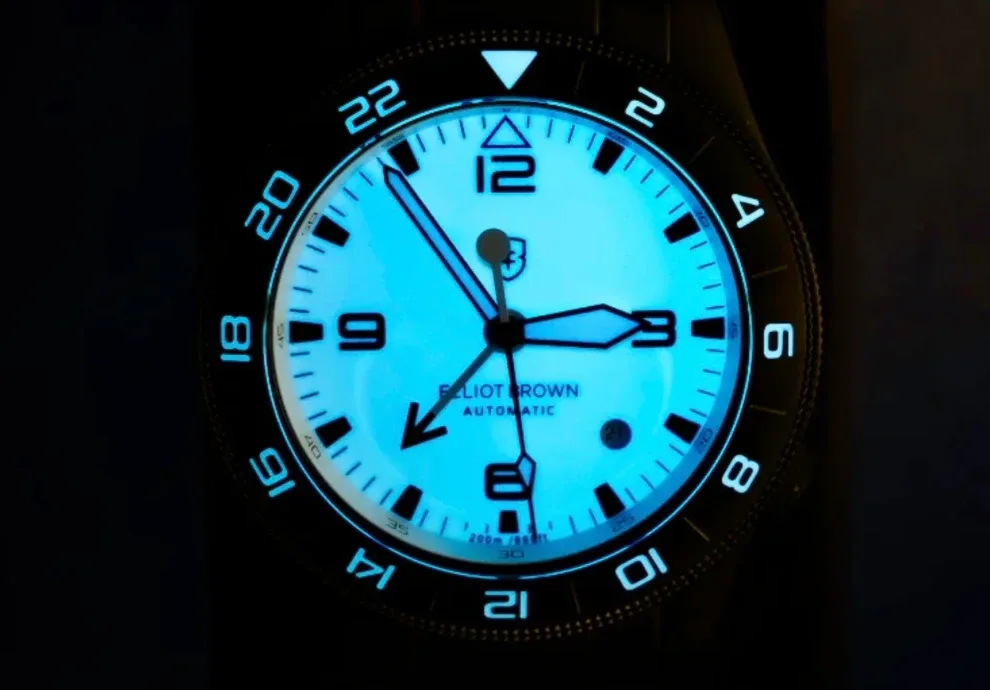 Montre militaire elliot brown holton auto gmt 7