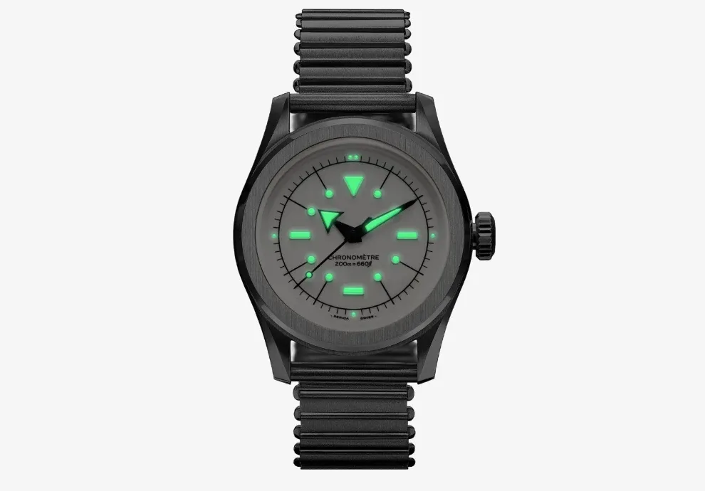 Montre militaire serica ref 6190 1