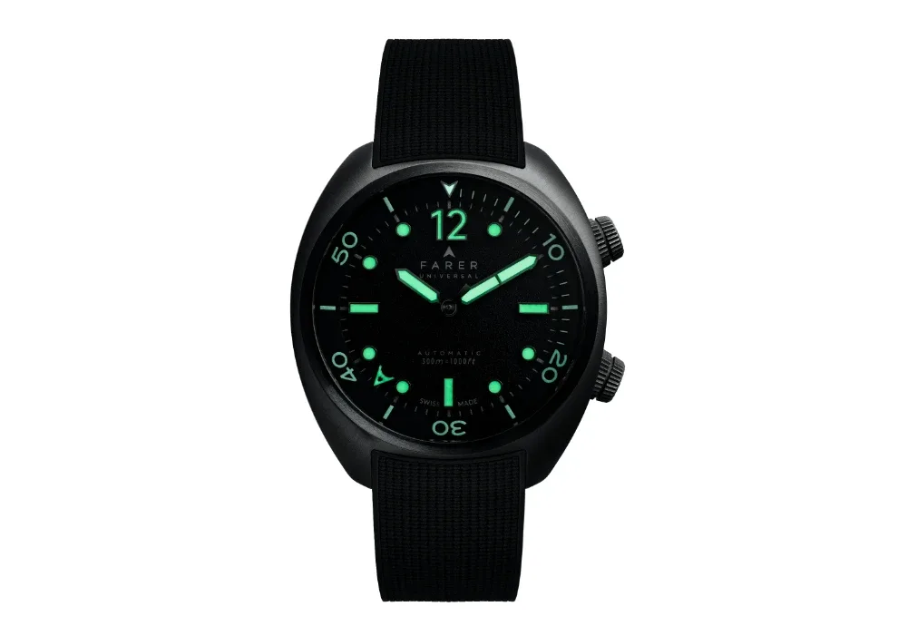 Montre plongee farer aqua compressor titanium series iii 12