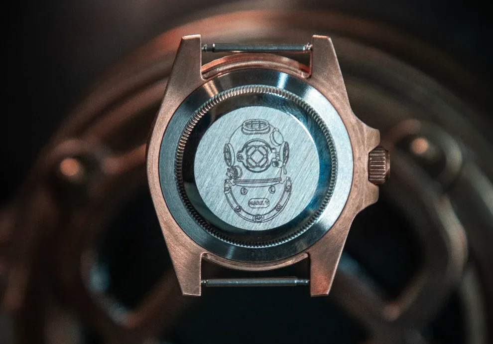 Montre plongee guild mark v bronze heritage diver 2