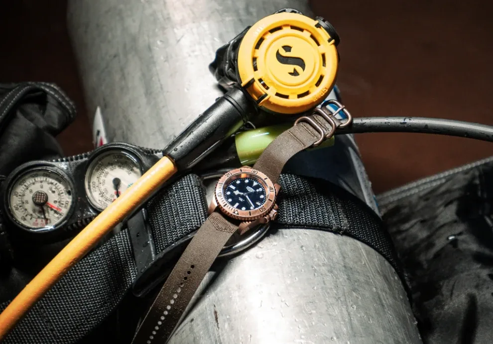 Montre Guild Mark V Bronze Heritage Diver 23