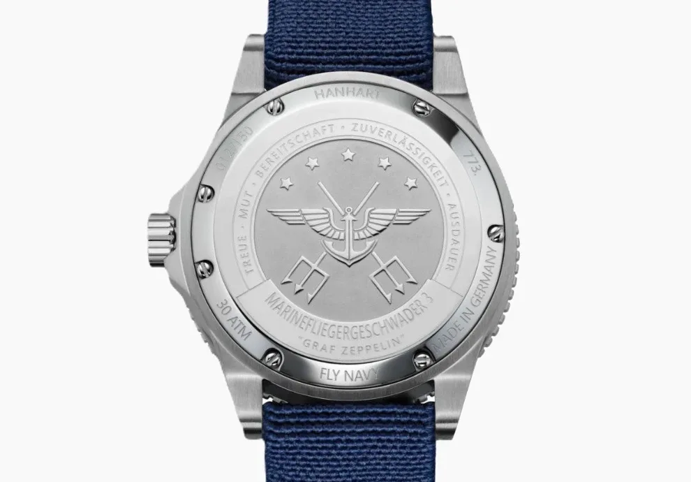 Montre plongee hanhart fly navy 7