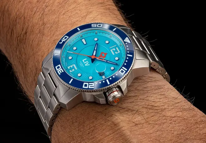 Montre LIV GX-Diver's 44mm Ocean Blue 2.0 22