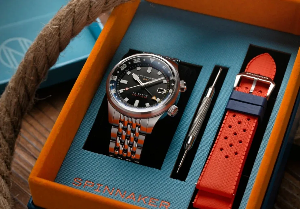 Montre plongee spinnaker bradner gmt automatic 1