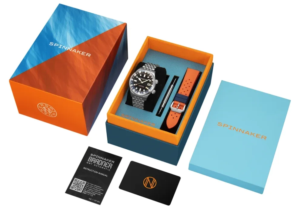 Montre plongee spinnaker bradner gmt automatic 2
