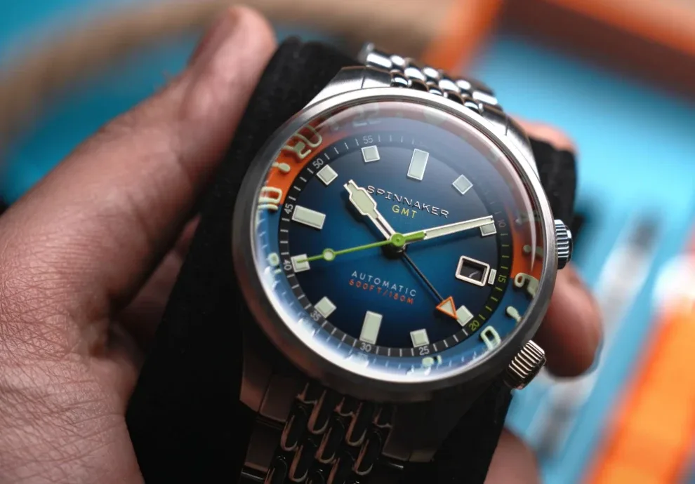 Montre plongee spinnaker bradner gmt automatic 7