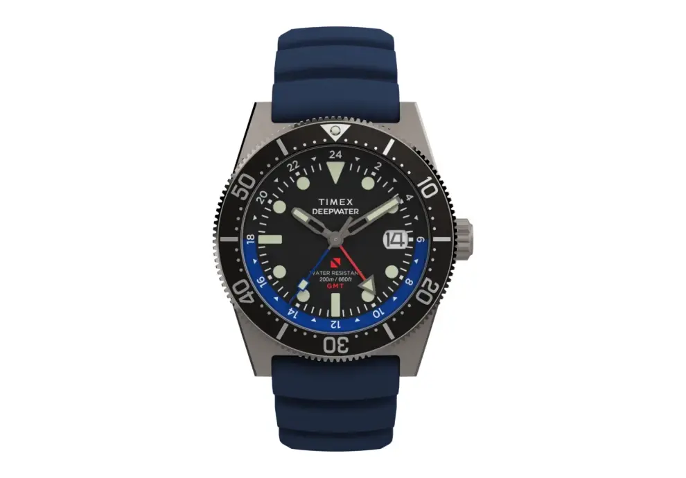 Montre plongee timex deepwater reef 200 gmt 11