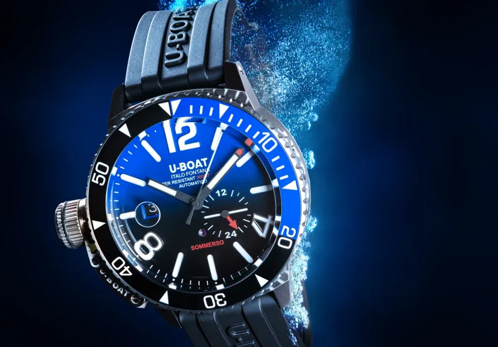 Montre plongee u boat sommerso ceramic 40
